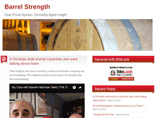 Tablet Screenshot of barrelstrength.com